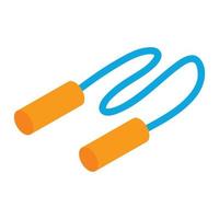 Jump Rope isometric 3d icon vector