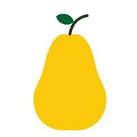 Pear flat icon vector