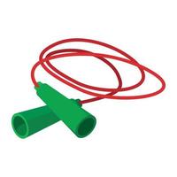 Skipping rope cartoon icon vector