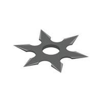 shuriken icono isométrico 3d vector