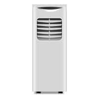 Home heater icon, realistic style vector