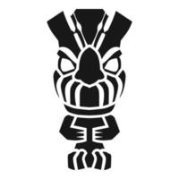 Maya idol icon, simple style vector