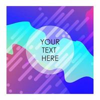 Colorful background with typography design vector