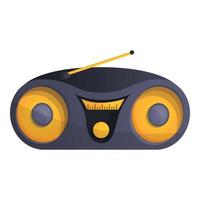 Modern boom box icon, cartoon style vector