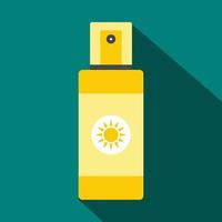 Spray tan icon, flat style vector