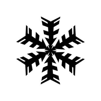 Snowflake icon simple vector