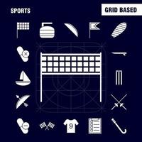 Sports Solid Glyph Icon for Web Print and Mobile UXUI Kit Such as Bottle Energy Green Drink Fencing Sport Sword Energy Pictogram Pack Vector