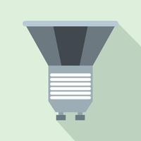 Luminodiode icon in flat style vector