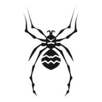 Danger spider icon, simple style vector