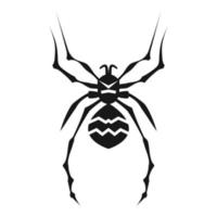 icono de araña de peligro, estilo simple vector