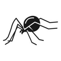 Widow spider icon, simple style vector