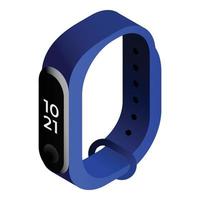 Smart fitness tracker icon, isometric style vector
