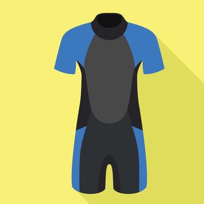 Thermo clothes icon, flat style