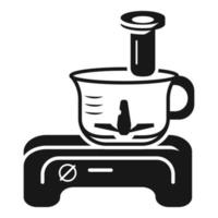 Food blender icon, simple style vector