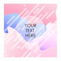 Colorful background with typography design vector