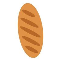 Bread icon, flat style vector