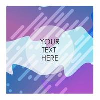 Colorful background with typography vector