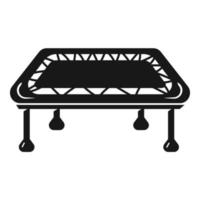 Home trampoline icon, simple style vector