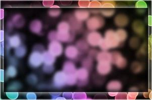 Frame with abstract bokeh background photo