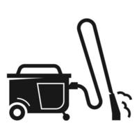 Household vacuum cleaner icon, simple style vector