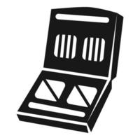 Toaster icon, simple style vector