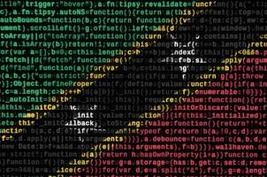Saint Kitts and Nevis flag  is depicted on the screen with the program code. The concept of modern technology and site development photo