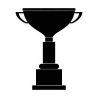 Goblet black simple icon vector