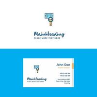 Flat Search in smart phone Logo and Visiting Card Template Busienss Concept Logo Design vector
