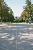 Empty street basketball court. For concepts such as sports and exercise, and healthy lifestyle photo