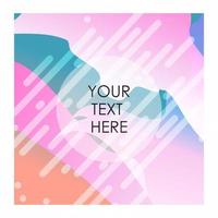 Colorful background with typography vector