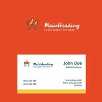 Labour board logo Design with business card template Elegant corporate identity Vector