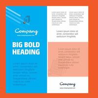 Document setting Business Company Poster Template with place for text and images vector background
