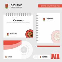 Location setting Logo Calendar Template CD Cover Diary and USB Brand Stationary Package Design Vector Template