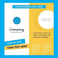 Globe Company Brochure Template Vector Busienss Template