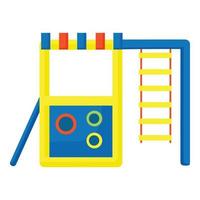 Playground icon cartoon vector. Park outdoor vector