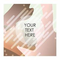 Colorful background with typography vector