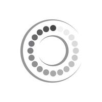 Geometric shape of circles and ring icon vector