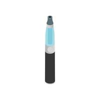 Electronic cigarette icon, isometric 3d style vector