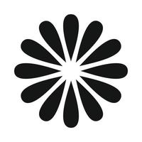 Loading circle sign icon, simple style vector