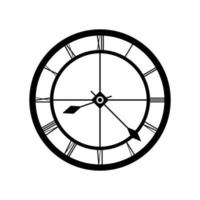 Clock icon simple vector