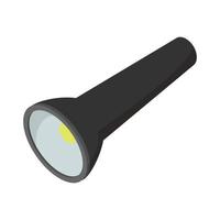 Flashlight cartoon icon vector