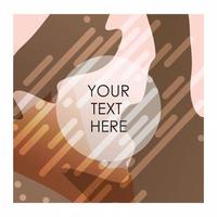 Colorful background with typography vector