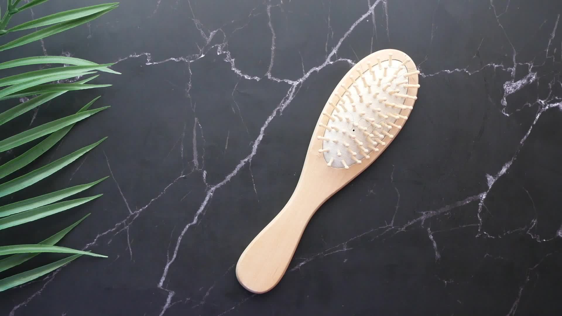 Hairbrush Stock Video Footage for Free Download