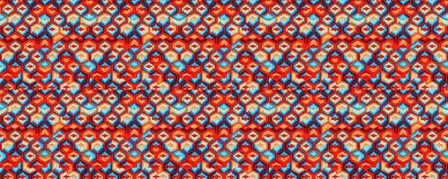 Geometric abstract seamless pattern photo