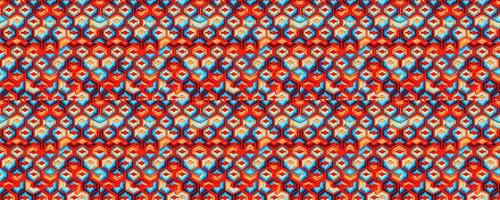 Geometric abstract seamless pattern photo