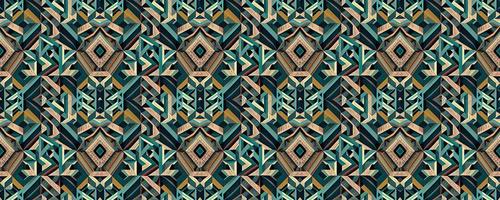 Geometric abstract seamless pattern photo