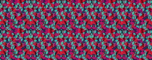 Geometric abstract seamless pattern photo