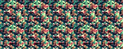 Geometric abstract seamless pattern photo