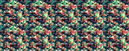 Geometric abstract seamless pattern photo