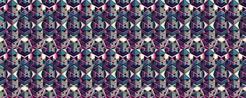 Geometric abstract seamless pattern photo